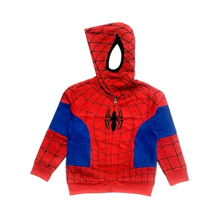 

Spiderman Boys Costume Hoodie Sizes 2T-16