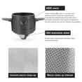 thumbnail image 2 of Andoer Folding Portable Hand Brewed Coffee Filter, Coffee Dripper Cone, for Drip Coffee and Tea with Stainless Steel Holder, No Filter Paper Ultra Fine Encrypted Filter, 2 of 7