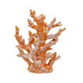 thumbnail image 1 of Escultura Etlemonde con decoración naranja de resina de arrecife de coral, 1 of 7