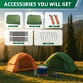 thumbnail image 6 of Vela 4 Person Camping Tent - Waterproof Dome Tent with Easy Setup and Great Ventilation, 6 of 8