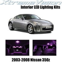 XtremeVision Interior LED for Nissan 350Z 2003-2008 5 pcs Pink Interior LED Kit   Installation Tool