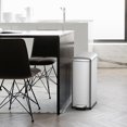 thumbnail image 2 of Slim 8 Gallon Kitchen Trash Can Stainless Steel Suave Close Lid Removable Bucket Rectangular cm de Anchoaste Bin para Kitchen Bathroom Oficina, 2 of 6
