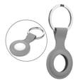 thumbnail image 3 of lionlar Housse de Protection en Silicone avec Porte-Clés Anti-Perte, Compatible avec Airtags Gris, 3 of 7