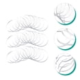thumbnail image 2 of Shisuyan Pare-Chocs en Verre Rond Transparent 30 Pcs 0.8X0.8X0.1In, 2 of 9
