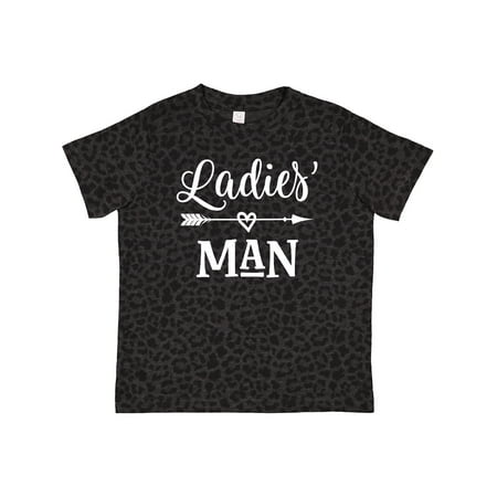 

Inktastic Valentine Boys Ladies Man Gift Toddler Boy Girl T-Shirt