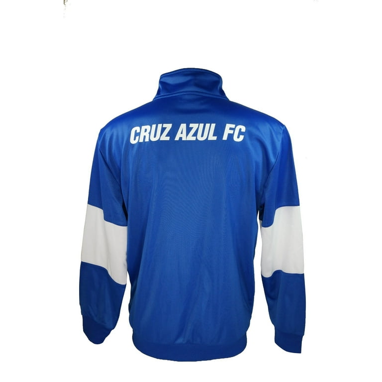 Icon Sports Men Cruz Azul Officially Licensed Zipper Soccer Jacket