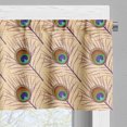 thumbnail image 3 of Ambesonne Feather Window Valance, Native Style Diagonal Fluff, 54" X 12", Pale Peach Multicolor, 3 of 5
