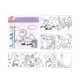 thumbnail image 1 of Juego de pintura acrílica para niños ANGGREK Lienzo Premium Gran tamaño Kit Con Patrón de Dibujos animados, 1 of 8