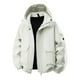 thumbnail image 1 of Prendas de abrigo y chaquetas casuales de manga larga con capucha, blusas de color liso para mujer, bolsillos, capucha, cremallera, manga larga, blusa holgada para exteriores, blusa de poliéster para, 1 of 2