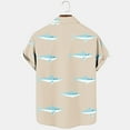 thumbnail image 4 of JURANMO Hawaiian Shirt for Men Fashion Print Summer Beach Shirts Casual Short Sleeve Button Down Blouse Vacation Tops Khaki XXL Ofertas Del Dia de Hoy Relampago, 4 of 8
