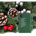 thumbnail image 5 of Pre-lit Faux Holiday Planter Filler, Battery-Operated Outdoor Christmas Planter with LED Lights, 8 Modes, Realistic Greenery, Holiday Porch Decoration (1, B), 5 of 7