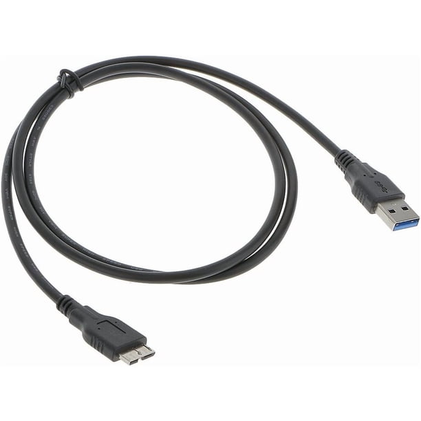 Cable cargador USB 3.0 Micro B para disco duro externo Toshiba y ordenador