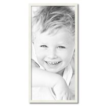 ArtToFrames 17" x 36" White Picture Frame, 17x36 inch White Wood Poster Frame (WOM-5138)