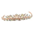 thumbnail image 4 of simhoa Rhinestone Crown Tiara is Sure to Make You Look Like a Real Elegant Princess Rose Golden, 4 of 6
