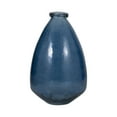 thumbnail image 5 of Round Silhouette Glass Vase for Living Room and Home Decor - Decorative Flower Vase for Mantel, Bedroom, or Office Display - House Accent for Entryway Table Decor or Window Sill - 15", Blue, 5 of 14