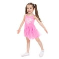 thumbnail image 3 of Barbie Toddler Girl Sleeveless Graphic Tulle Skirted Romper, Sizes 12 Months-5T, 3 of 12