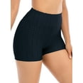 thumbnail image 6 of YouLoveIt Butt Lifting Yoga Shorts Women Casual Push Up Fitness Yoga Shorts Stretch Sports Shorts Textured Scrunch Running Shorts Women Tummy Control Leggings, 6 of 7