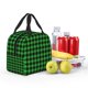 thumbnail image 5 of Easygdp Buffalo Plaid Green Black Bolsa Térmica Premium - Tela Oxford Impermeable, Gran Capacidad, Bolsillo Frontal, Unisex para Trabajo, Escuela, Actividades al Aire Libre y Picnics, 5 of 8