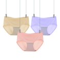thumbnail image 3 of Uccdo 8-16T Teens Big Girls Ice Silk Underwear Hipster Briefs Undies Panties for Women Teenager Girls Pack of 6, 3 of 8