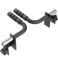 thumbnail image 1 of Synergee Dip Handles for 2x2 Power and Squat Racks, Dip Stand Fits Racks with 1" and 5/8" Holes. Rack-Mounted Dip Bar Attachment for Dips, Leg Raises, and Knee Tucks., 1 of 6