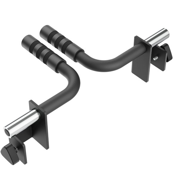 Synergee Poignées de Trempage pour Supports Power 2x2 et Squat, Support de Trempage Compatible avec des Supports avec des Trous de 1 Pouces et 5/8 Pouces. Barre de Trempage Montée sur Support pour Trempettes, Levées de Jambes et Tucks au Genou.