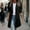 Black, variant on Women's Fashionable Single Breasted Woolen Jacket Lapel Pockets Solid Coat​​