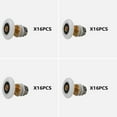 thumbnail image 4 of 16pcs Glass Door Pulleys Rusts Resistant with not Jump Designs Shower Glass Door wheel set for Shower Enclosures, 4 of 9