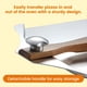 thumbnail image 4 of Juego de 4 Palas de Aluminio para Pizza: Espátula de Metal con de Madera Plegable, Cuchara para Salsa y Cortador de Pizza, para Hornear., 4 of 5