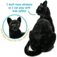thumbnail image 4 of Boone the Black Cat | 13 Inch Stuffed Animal Plush | by TigerHart Toys, 4 of 6