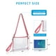 thumbnail image 2 of Bagenius Clear Purse Bolsa transparente aprobada por el estadio con correas extraíbles para el trabajo, eventos deportivos y conciertos, 2 of 5