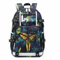 thumbnail image 1 of Mochila Oxford de tela Oxford con dibujos animados de Kobes Bryants para niños, 1 of 1