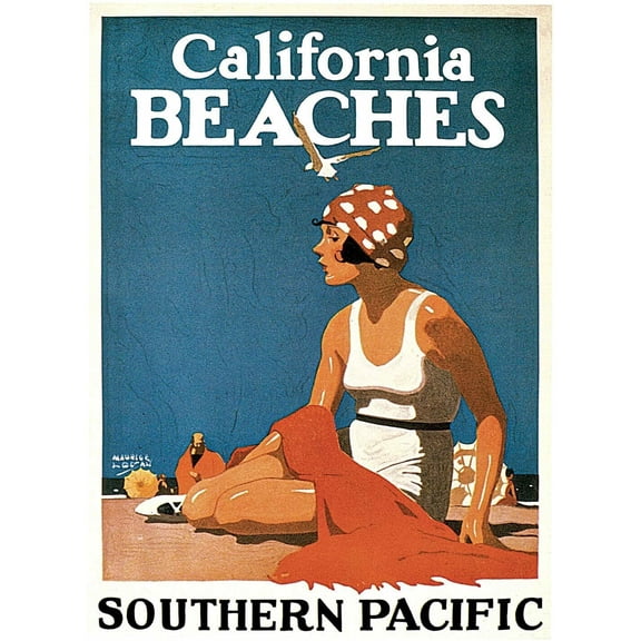 California Beaches-Logan - CANVAS OR FINE PRINT WALL ART