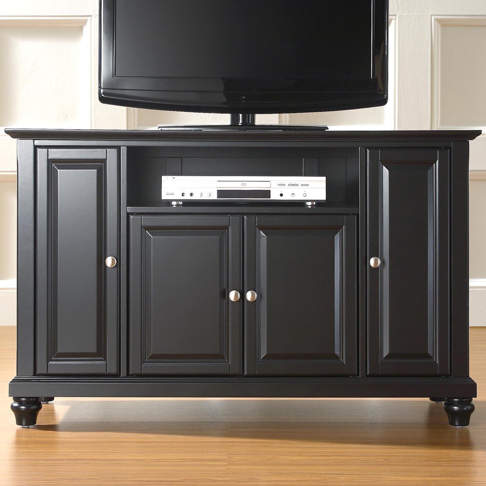CAMBRIDGE 48" TV STAND IN BLACK FINISH - image 2 of 11