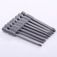 thumbnail image 2 of 8PCS 75mm Magnetic Long Hex Cross Head Screwdriver Bits Electric Screwdrive, 2 of 7