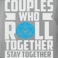 thumbnail image 3 of CafePress - Couples Who Roll Together, Stay Together V T Shirt - Womens Comfort Colors® Shirt, 3 of 4