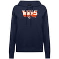thumbnail image 2 of Women's Levelwear Navy Detroit Tigers Adorn Retro 3D Pullover Hoodie, 2 of 3