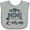 AC-Heather Grey, variant on Inktastic Mimi Grandma Loves Me Girls Baby Bib