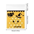 thumbnail image 2 of Cute Birthday Decor Baby Shower Plastic Festival Favors Halloween Party Decoration Candy Bags Self-adhesive Cookie Package 01, 2 of 8