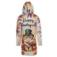 thumbnail image 2 of Happy Thanksgiving Persian Welcome Thankful Fall Autumn Pumpkin All Over Print 3D Hooded Duffle Toggle Coat Cat Lover Kitten Owner Gifts - 02021, 2 of 6