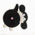 thumbnail image 2 of ZZkhGO Adorable Dog Knit Absorbent Crochet Cup Pad, Soft Crochet Coaster for Coffee Tea, Cute Desk Decor Protection for Kitchen Living Room Office, 2 of 7