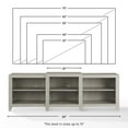thumbnail image 4 of Ronin 69" Low Profile Tv Stand Whitewash, 4 of 10