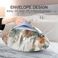 thumbnail image 4 of Yayeee Pillowcase King Size Set of 2 Satin Wrinkle Resistant Pillow Case, Mountain Pattern, 4 of 7