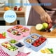 thumbnail image 5 of Rinwoc Bento Box [tamaño de porción], paquete de 3 recipientes para refrigerios con 3 compartimentos para preparación de comidas y almuerzo sobre la marcha [escuela, trabajo, viaje], recipiente para a, 5 of 5