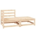 thumbnail image 3 of vidaXL 12 Piece Garden Lounge Set with Cushions Solid Wood Pine, 3 of 5