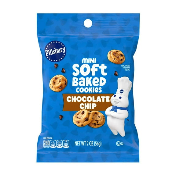 Pillsbury Mini Soft Baked Chocolate Chip Cookies, 2 OZ