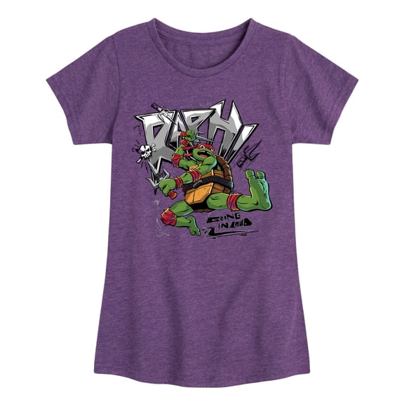 Teenage Mutant Ninja Turtles: Mutant Mayhem - Raphael Going In Loud - Toddler And Youth Girls Short Sleeve Graphic T-Shirt