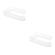 thumbnail image 2 of Cateissary Soporte de papel Acrílico Montado en la pared Baño Autoadhesivo Gancho Perchero Percha sin perforaciones Moderno Rollo de papel Accesorios Transparente 2piezas Cateissary CBP214626, 2 of 6