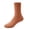 Brown, variant on 1 Pair Kids Mid-Calf Socks Unisex Solid Color Soft Comfortable Breathable Straight Leg Stockings for Boys Girls 1-12 Years Casual Outdoor Sport School Activewear