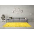 thumbnail image 3 of Ahgly Company Machine Washable Indoor Rectangle Persian Yellow Traditional Area Rugs, 5' x 7', 3 of 4
