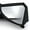 Matte Black - Silver Mirror, variant on Robotic Geometric Dimensional Bevel Angular Wrap Plastic Sunglasses Matte Black - Silver Mirror